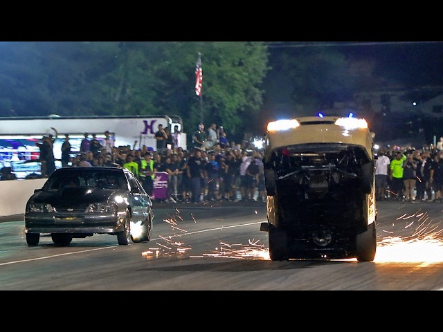 Backside No Prep Gets WILD.. Big Wheelies & CLOSE Races!