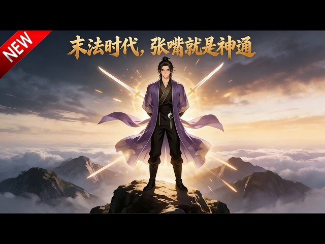 💥【新番上线】最后一个道士破开旧道袍，以雷纹重铸道法，于百鬼夜行中护住人间！《末法时代，张嘴就是神通》全集 Multi SUB #热血 #漫剧 #动漫魔女