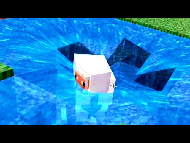 Minecraft Making a pond I guess