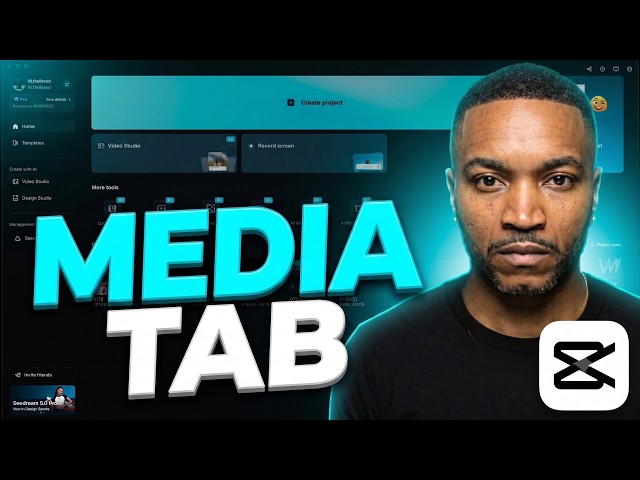 Learn CapCut for beginners (Media Tab)