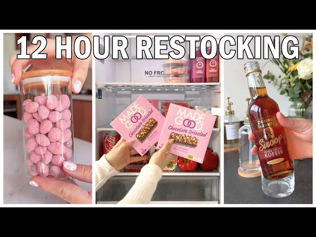 12 Hours Of Restocking/Organizing/Cleaning ASMR Videos To Fall Asleep To