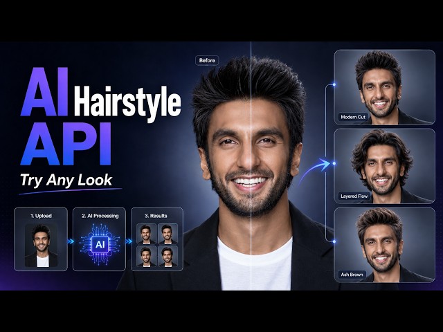 How to Build an AI Hair Changer App with YouCam API | Hair Color & Hairstyle Try-On