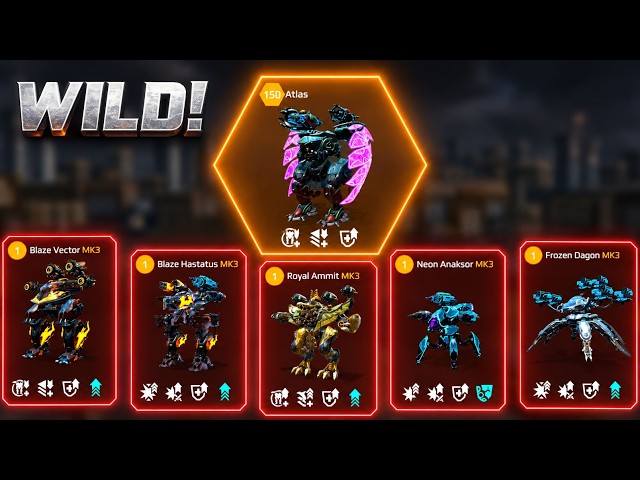 Atlas is very savage! War Robots Gameplay 🤖