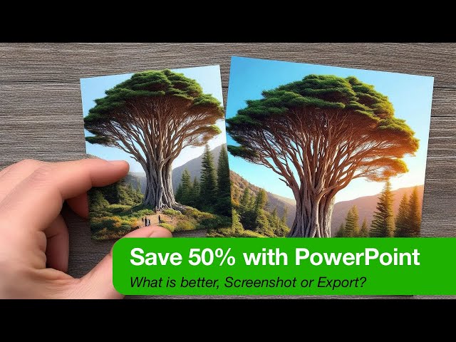 Save 50% with PowerPoint Exports vs Screenshots!