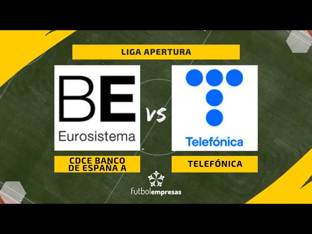 Chaparrón de goles de Banco de España ante Telefónica