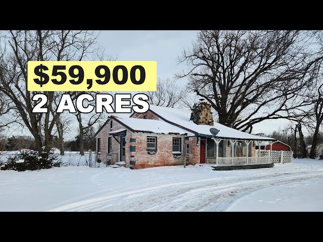 Deal of the Day 70 | Affordable 3-Bedroom Home on 2 Acres. $59,900