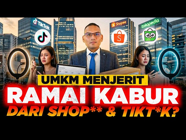 MSMES CORNERED!! IS THIS THE END OF MARKETPLACES IN INDONESIA? 80 Trillion Burned Away!!