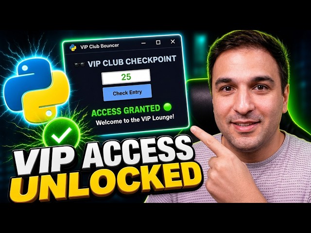 Can Python Decide Who Gets Into the VIP Club?