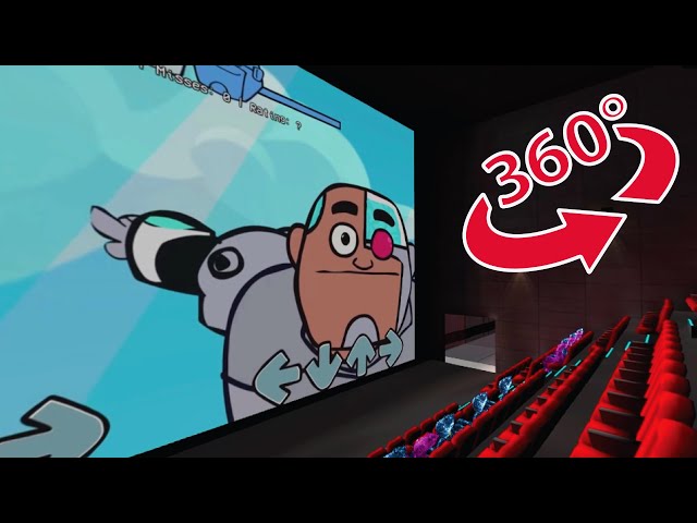 VR 360 FNF Guys Look A Birdie | 360 cinema hall | VR 360 cinema