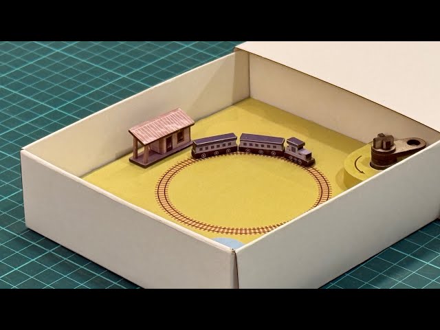 How to Build a Tiny Cardboard Train That Actually Works!