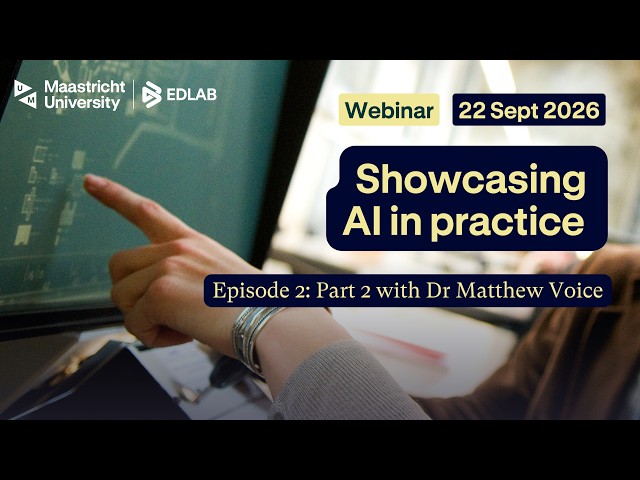 Integrating AI into Teaching and Learnings: Success, Challenges, and Reflections | Dr. Matthew Voice