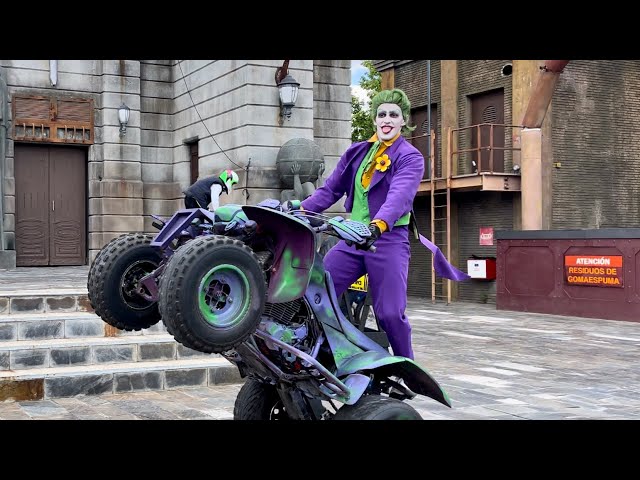 [4K] PARQUE WARNER  - ESPECTÁCULO BATMAN