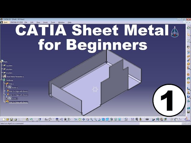 CATIA Sheet Metal Tutorial for Beginners