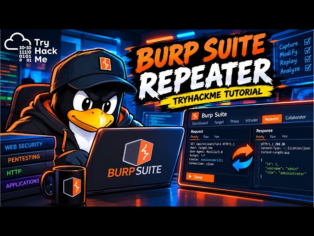 Try Hack Me - Burp Suite: Repeater - Tutorial for Beginners - Ethical Hacking