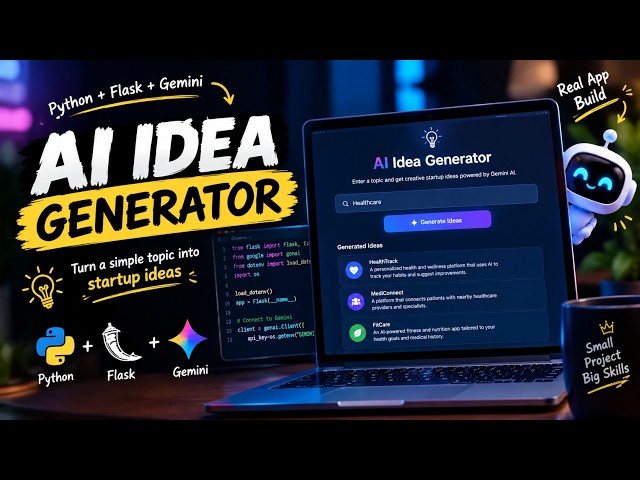Building AI Web App From Scratch with Python & Gemini | Beginner Project