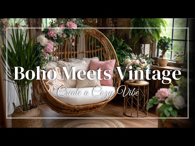 Boho Meets Vintage: Eclectic Decor Ideas for a Cozy Home