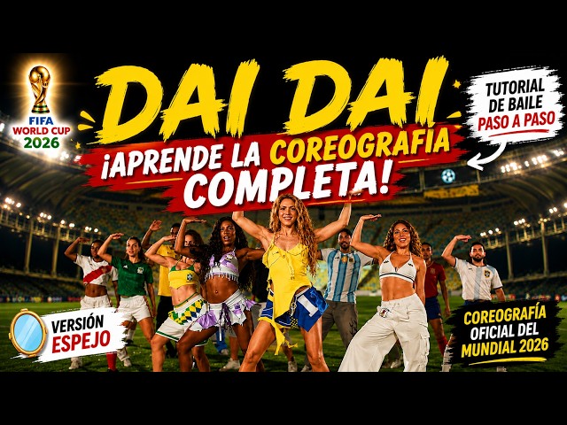 SHAKIRA DAI DAI | Coreografía Completa Versión Espejo (Aprende Paso a Paso)