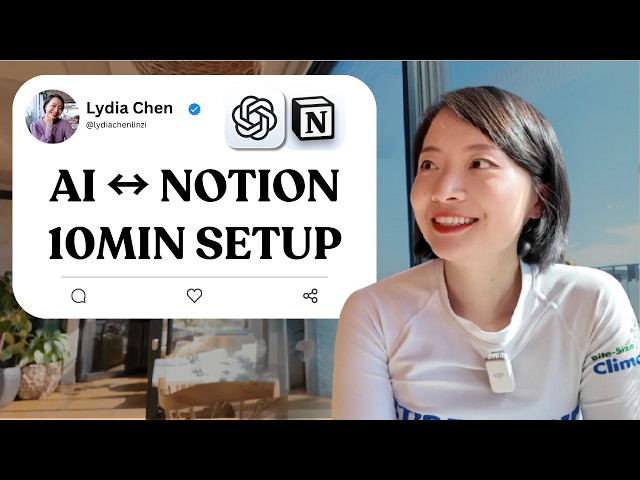 Stop Copy-Pasting! Let ChatGPT Work with Your Notion LIVE (+ Free Template)