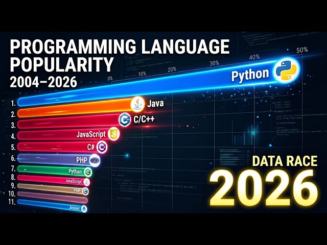 Programming Language Popularity 2004–2026