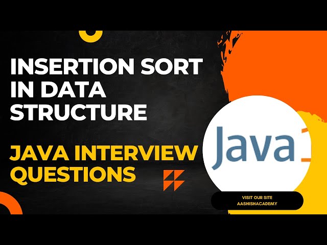 Insertion sort in DSA !Data structure algorithm!Insertion sort in java and python !