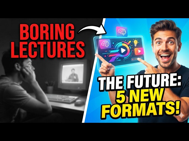 New formats for educational videos