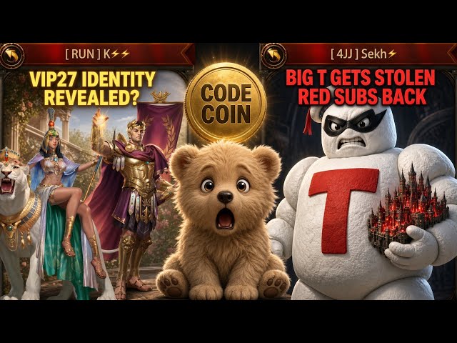 Evony | BIG T Gets Back The 3 Stolen Red Sub Cities | Big Player VIP 27 Identity Revealed? 