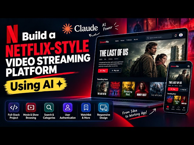 Build a Netflix-Style Video Streaming Platform Using AI | Full-Stack Project