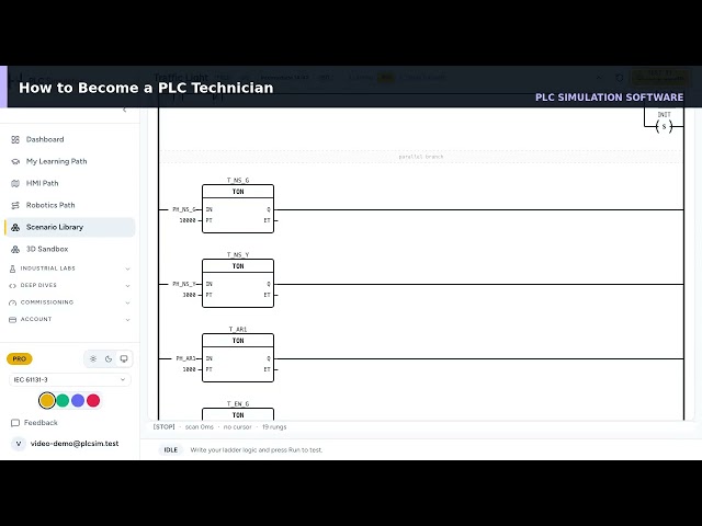 How to Become a PLC Technician — Real Browser Demo