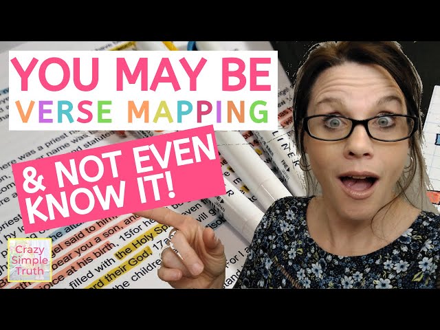 Verse Mapping (Bible Study) What is it & How do I do it?