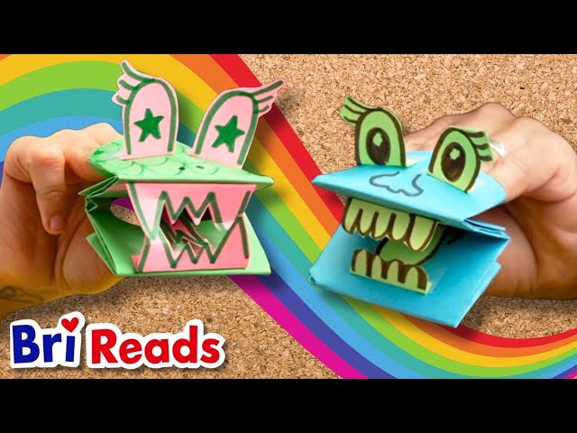 How to Make an Easy Paper Hand Puppet for Kids!