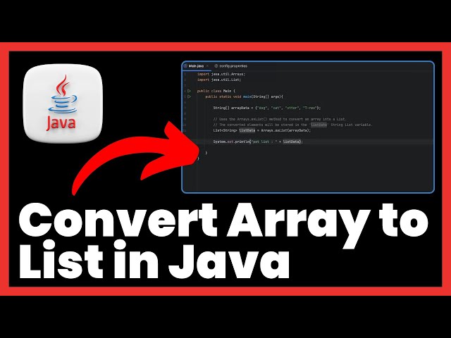 How to Convert Array to List in Java | FULL GUIDE
