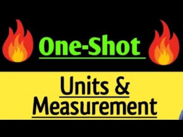 ONE SHOT OF MEASUREMENTS 