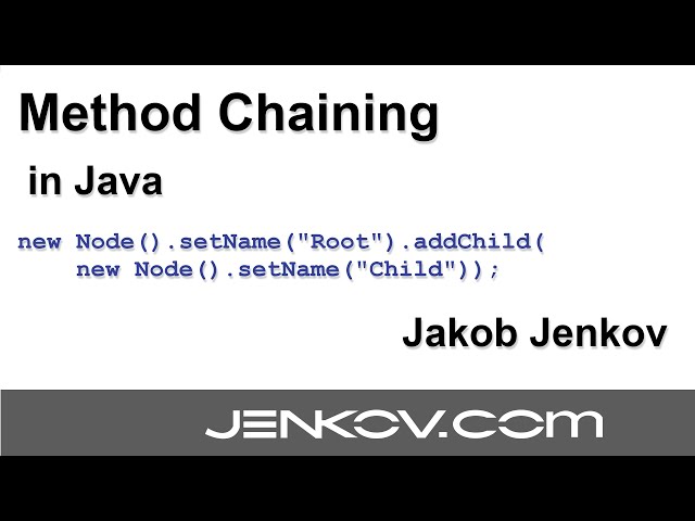 Method Chaining - Express More With Less Code