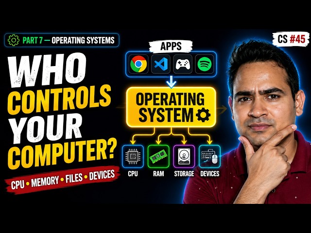 What Is an Operating System? Explained HINDI | Computer Science in Hindi #45