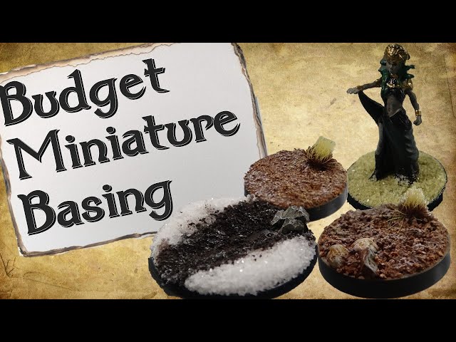 Budget Miniature Basing | Affordable Basing Materials