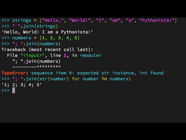 Concatenating Strings in Python Efficiently: the Plus Operator and .join()
