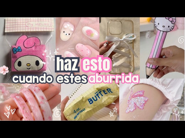 ✨ PINTEREST-style ideas to do when you're bored 🎀🧸