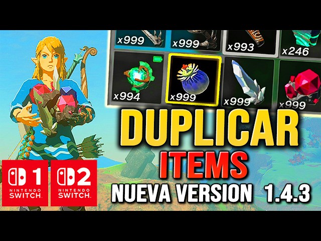 Duplicate items in the new version 1.4.3 of Tears of the Kingdom (works in all versions)