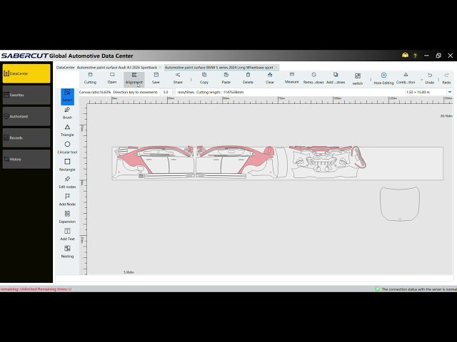 SaberCut PPF cutting software Tutorial---18 Alignment Tool