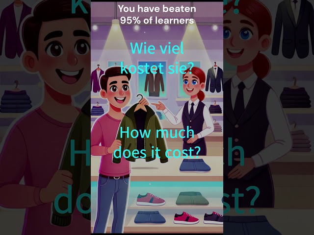 Learn German Conversation | Shopping for Clothes | A1 - B1