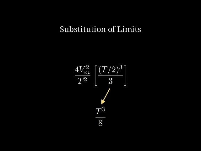RMS Value Derivation for a Half-Wave Rectified Triangular AC Wave | Vision Solve