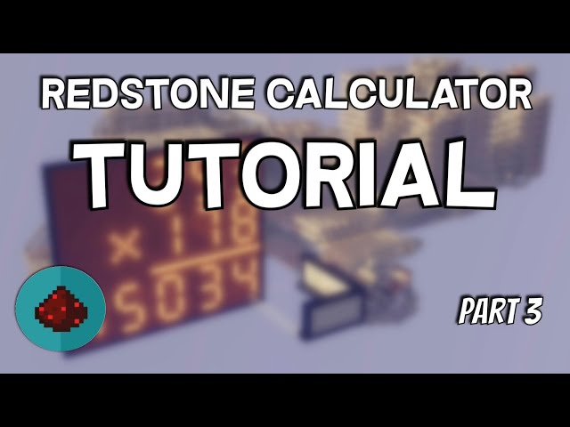 Redstone Calculator Tutorial Part 3 - BCD to Binary