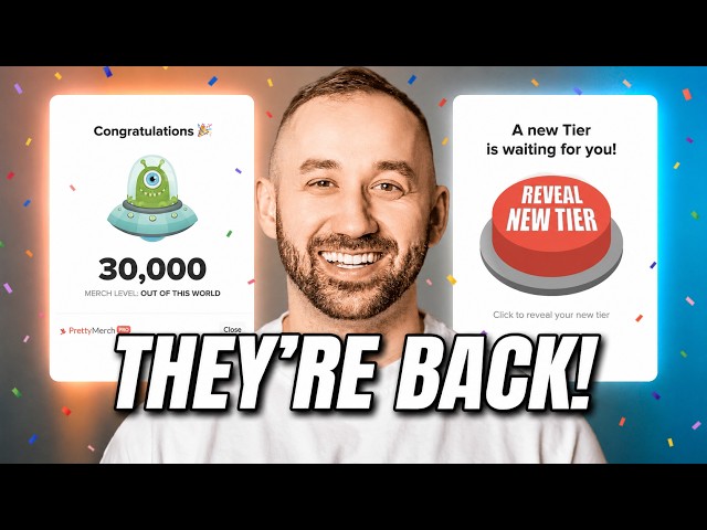 Amazon Merch Tier Ups are BACK! (How to get one?!)