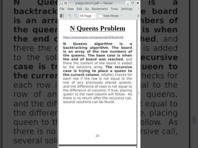 20 algorithms in JavaScript #shorts