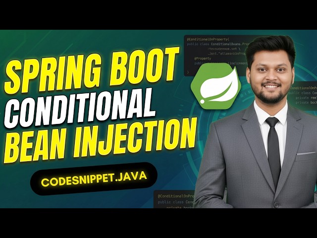 🚀 Spring Boot Conditional Bean Injection — The Feature Most Developers Don’t Know ✅