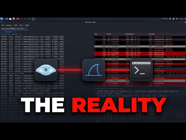 How Hackers Actually Chain Tools Together (Nmap, Dirb, Wireshark)