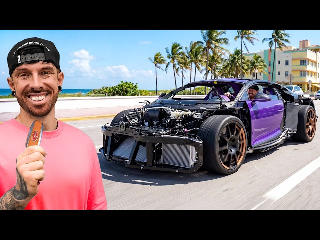 ATTEMPTING TO DRIVE THE WRECKED BUGATTI CHIRON FOR THE FIRST TIME