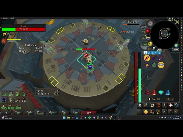 OSRS 300 TOA Run with Insanity | Tombs of Amascut Solo