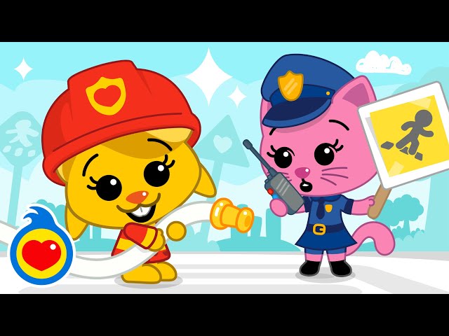 Los Trabajadores De La Comunidad 👷‍♂️🚓 Canciones Infantiles | Plim Plim
