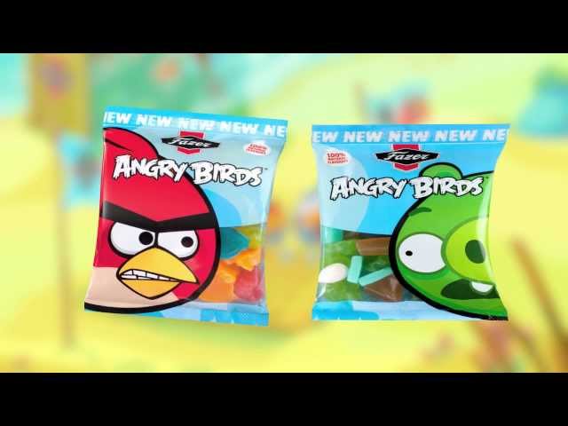 Fazer Angry Birds makeisten TV-mainos 2012
